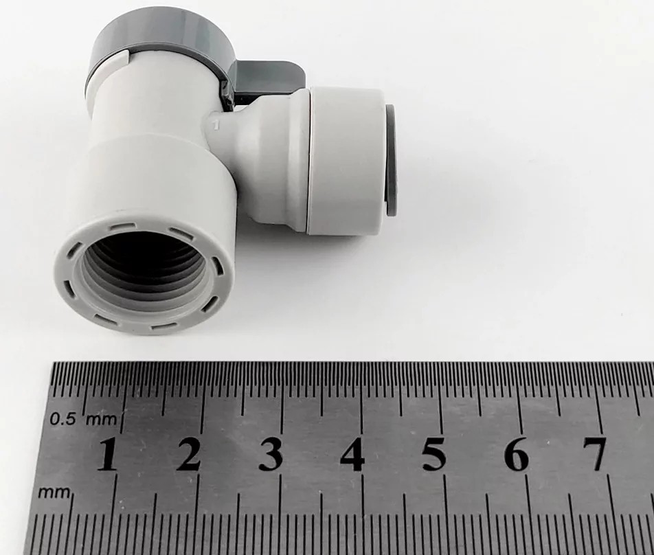 Кран на бак Raifil 1823-D1/ BV-3/8-EZ (резьба 3/8" - цанга 3/8") цена 279 грн - фотография 2