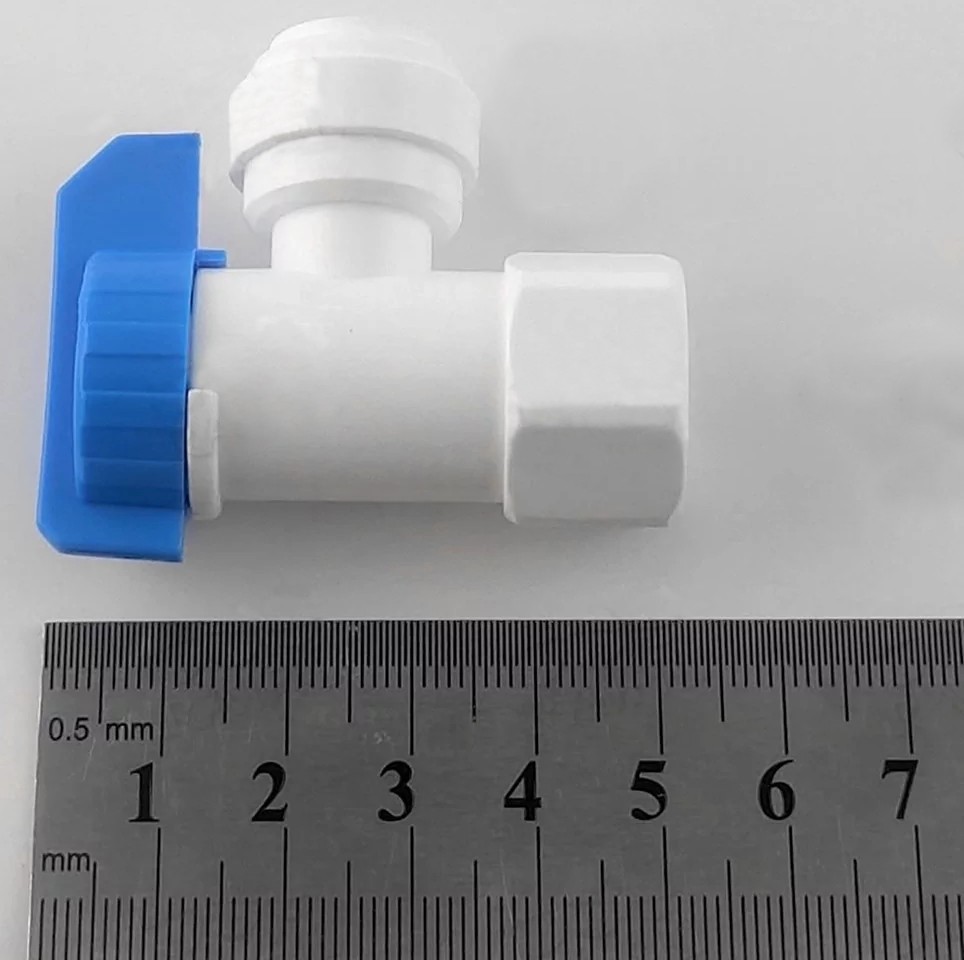 Кран на бак Organic Filter Co. BV-103-EZ (резьба 3/8" - цанга 3/8") цена 185 грн - фотография 2