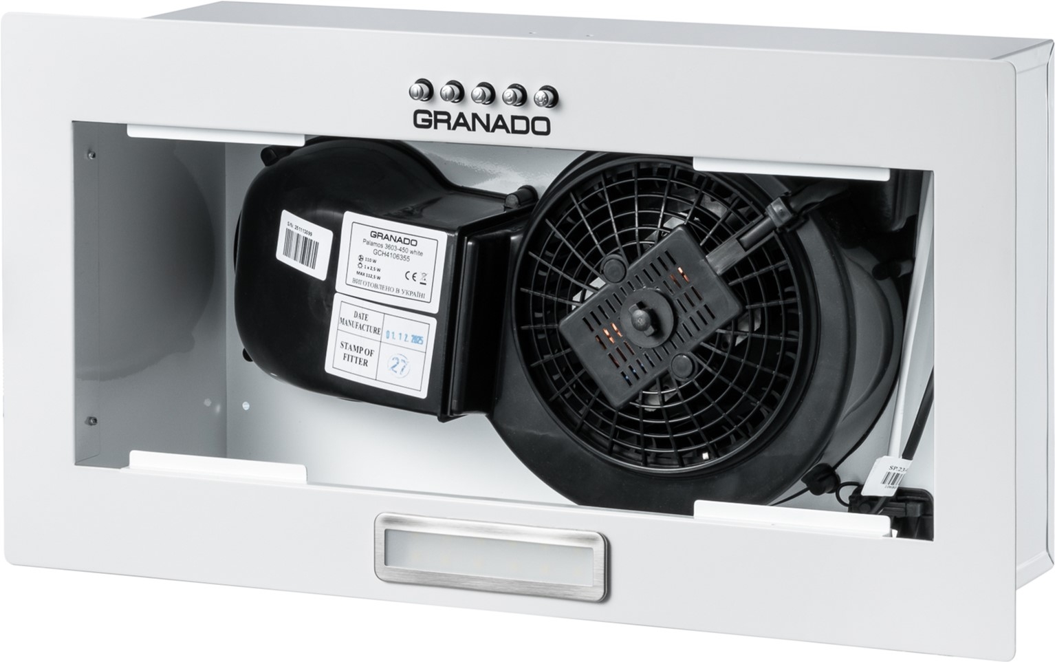 Кухонная вытяжка Granado Palamos 3603-450 White отзывы - изображения 5