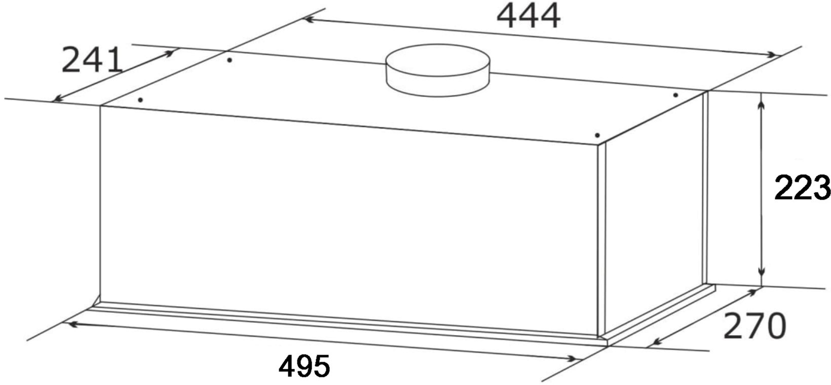 Granado Palamos 5503-1200 White Габаритные размеры