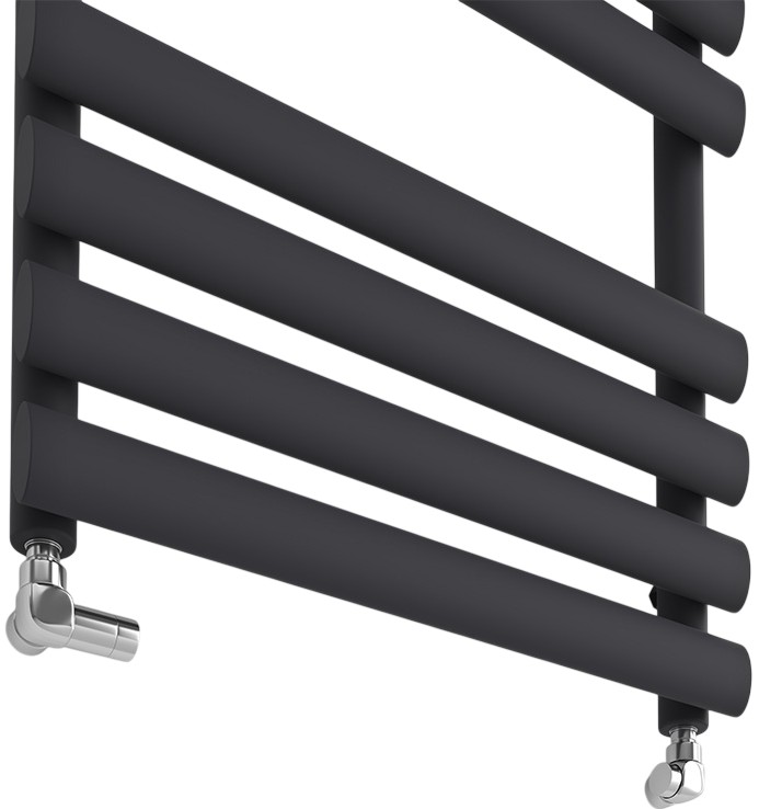 Рушникосушка Ideale Eliza 11 16/1510/500, чорна ціна 12902 грн - фотографія 2