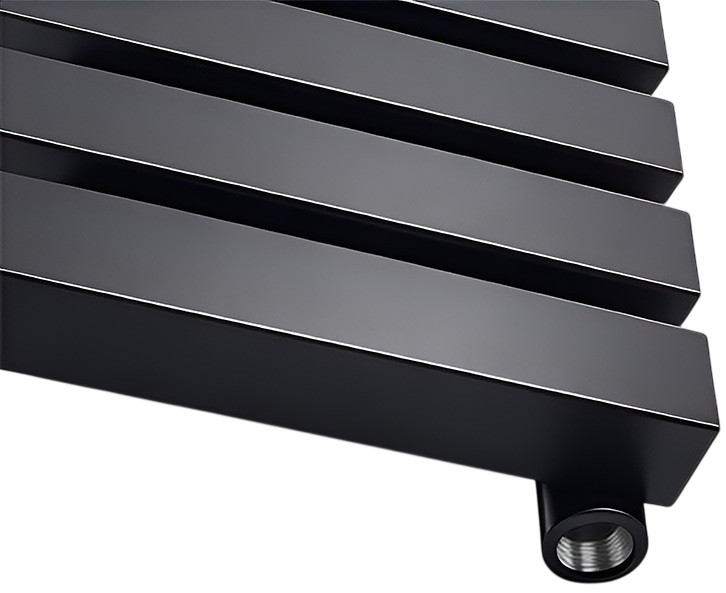 Рушникосушка Ideale Mila 11 16/990/500, чорна ціна 9715 грн - фотографія 2