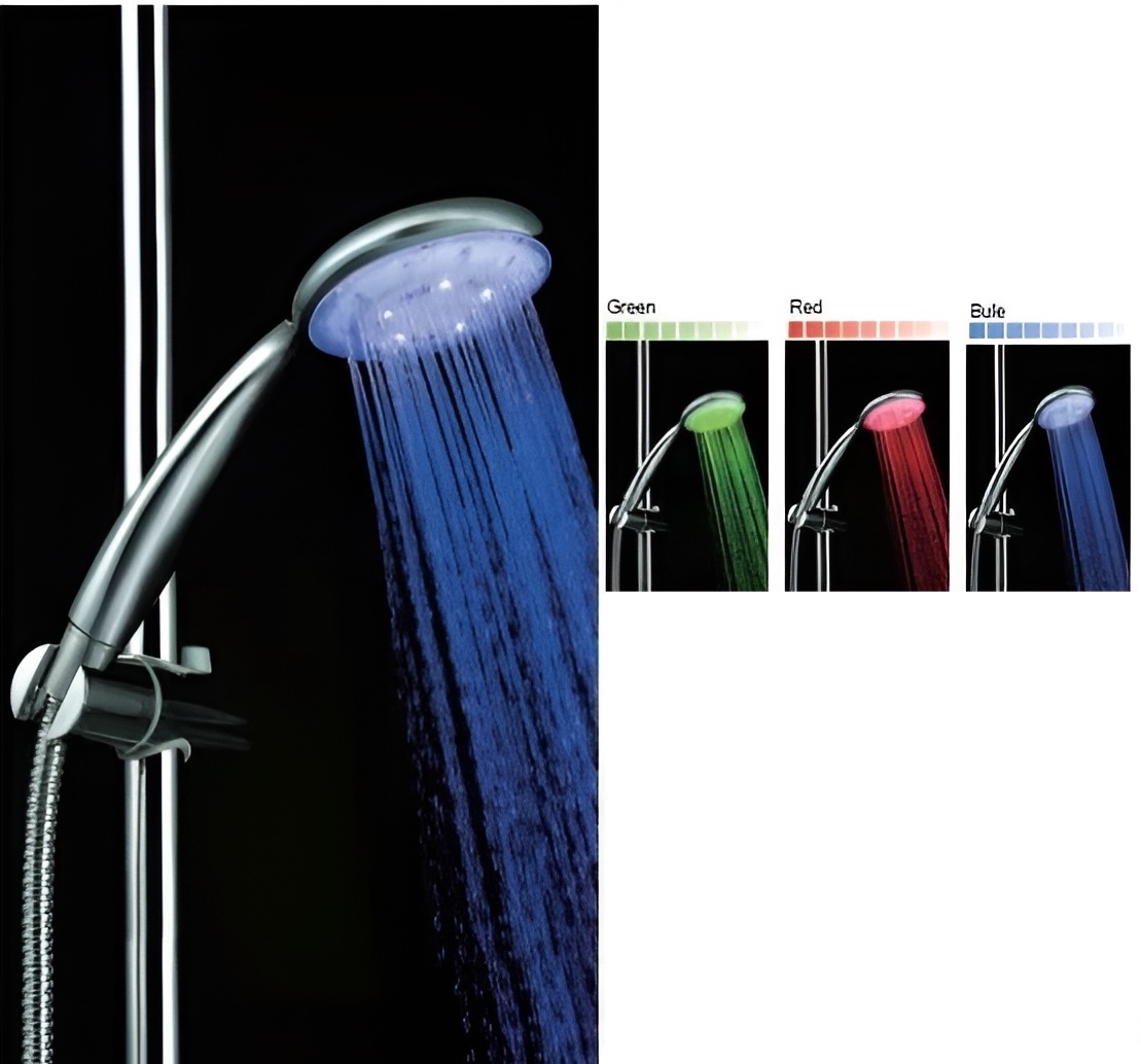 Лійка для душу Santeh LED Classic 1 (LD8008-A1) ціна 649 грн - фотографія 2