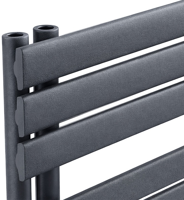 Рушникосушка Ideale Lucia 11 9/762/600, антрацит ціна 10435 грн - фотографія 2