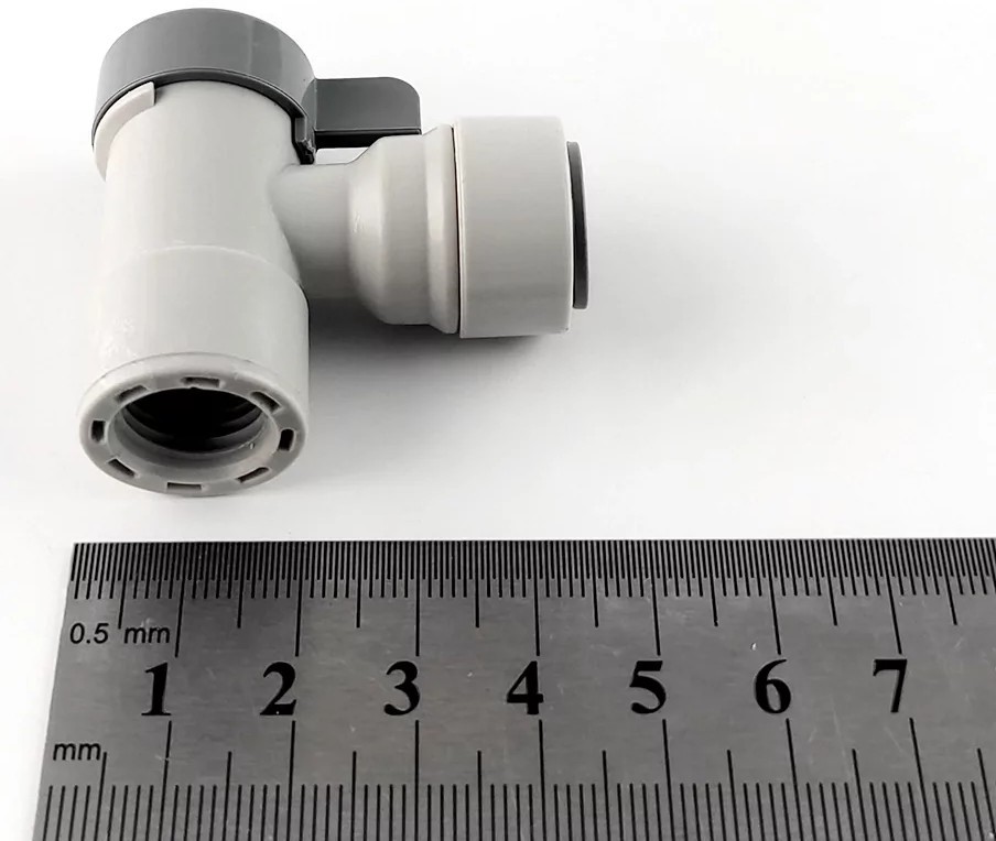 Кран на бак Raifil 1823-B/ BV-103-EZ (резьба 1/4" - цанга 3/8") цена 223 грн - фотография 2