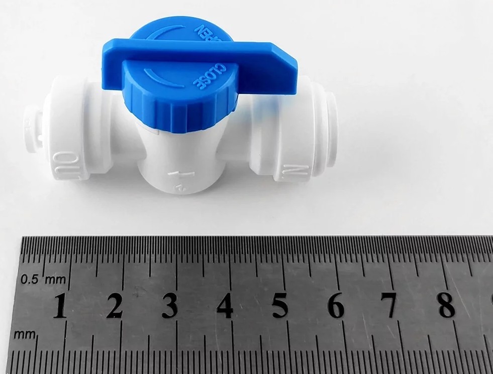 Кран Organic Filter Co. BV-107-EZ / WB-CV1366 (цанга 3/8" - цанга 3/8") цена 258 грн - фотография 2