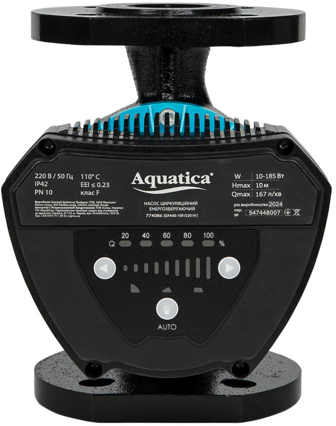Циркуляційний насос Aquatica GPA40-6F/220 IV (774082) інструкція - зображення 6