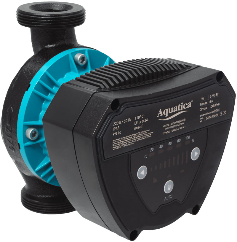 Циркуляційний насос Aquatica GPA25-6/180 IV (774071) ціна 8775 грн - фотографія 2