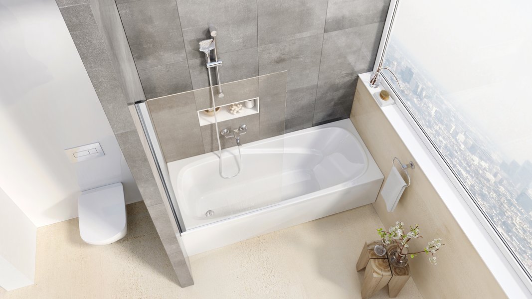 в продаже Шторка для ванны Ravak PVS1-80 Transparent (79840C00Z1) - фото 3