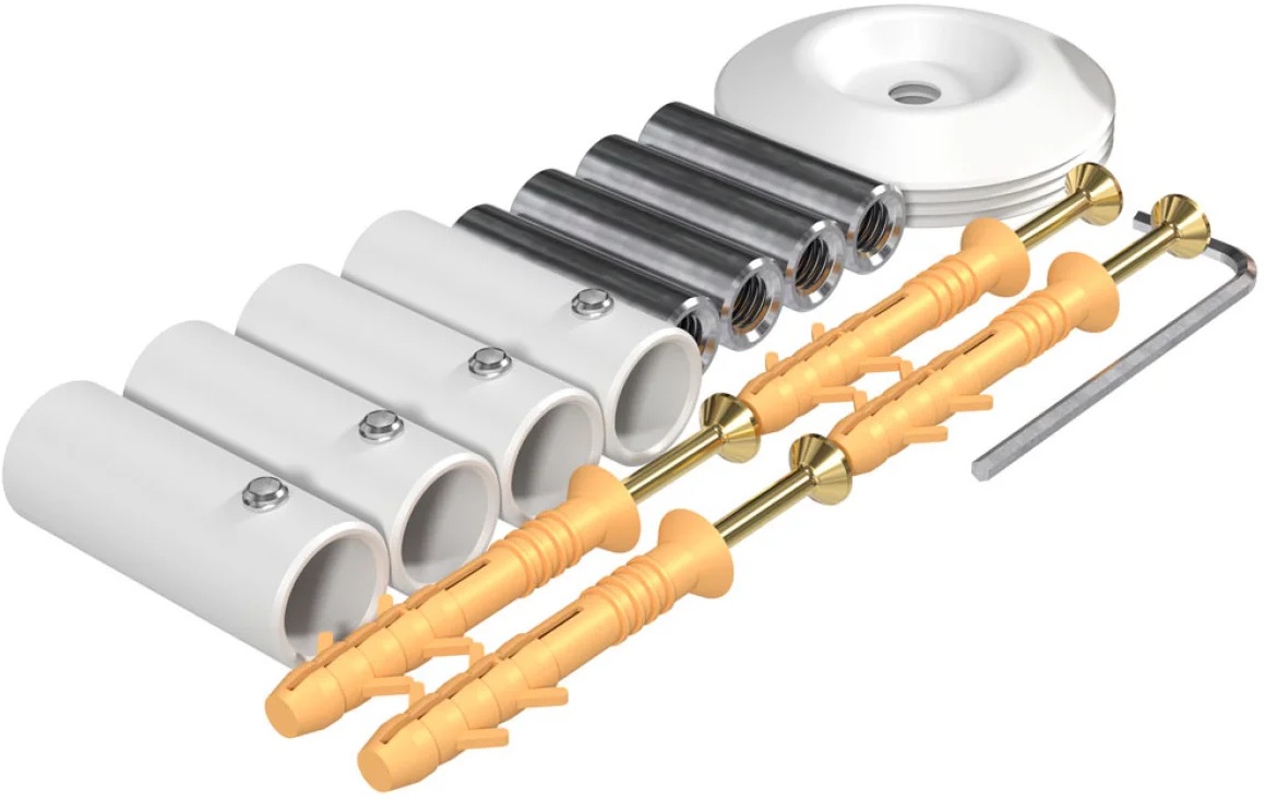 в продажу Комплект прихованого підключення Deffi Класік білий (C.SPAD.36.40.25.W) - фото 3