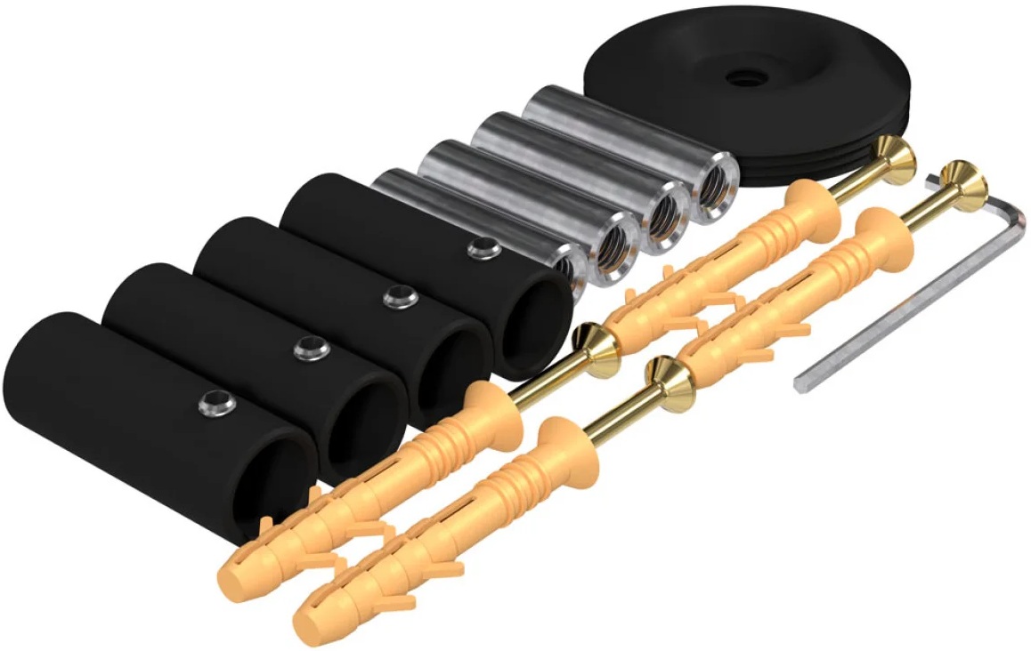 в продажу Комплект прихованого підключення Deffi Класік чорний (C.SPAD.36.40.25.B) - фото 3