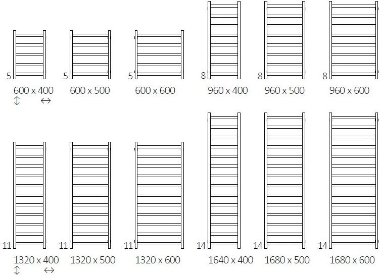 Полотенцесушитель Terma BL037 960x400 (WLB37096040KS96E1TS1D) цена 7956 грн - фотография 2