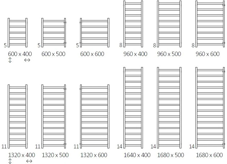 Полотенцесушитель Terma BL037 960x400 (WLB37096040K9M5E8TS1D) цена 7956 грн - фотография 2