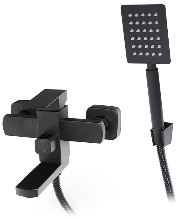 Набор смесителей Britc VSB short, черный цена 3508 грн - фотография 2