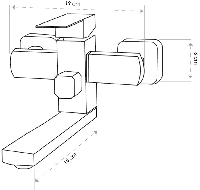 Britc VSB short, черный Габаритные размеры
