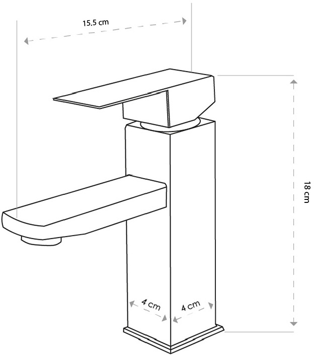 Britc VSB short, черный Габаритные размеры