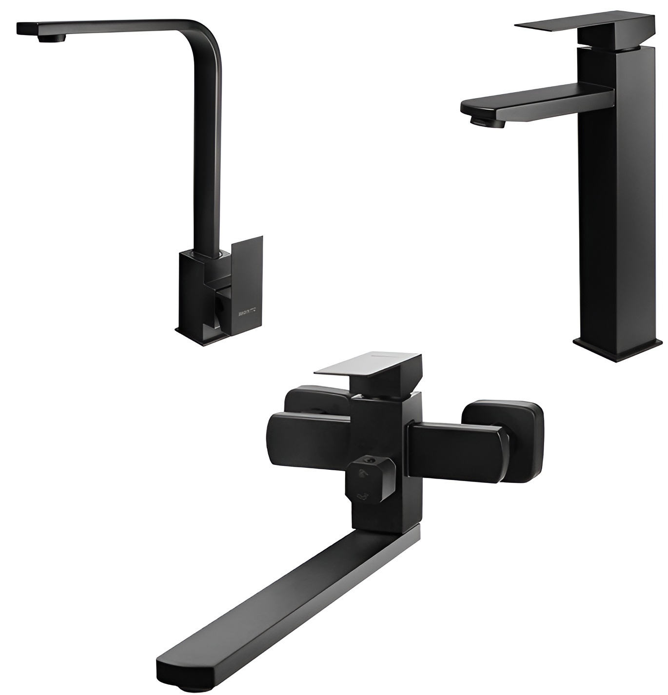 Набор смесителей Britc VSB long, черный