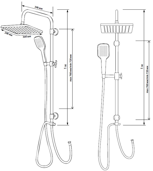 Britc XY-1225 Габаритные размеры