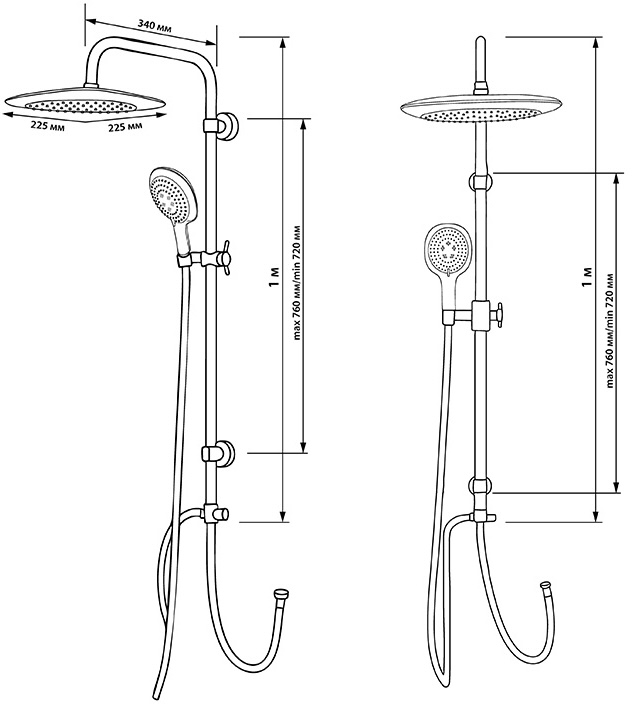 Britc XY-1224 Габаритные размеры