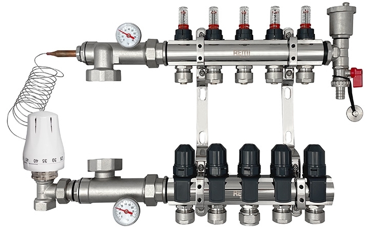 Коллекторная группа Remi на 5 выходов в Киеве