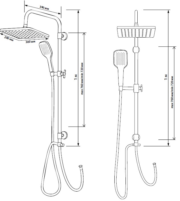 Britc XY-1225B + Janedo JD-E117-3 Габаритні розміри