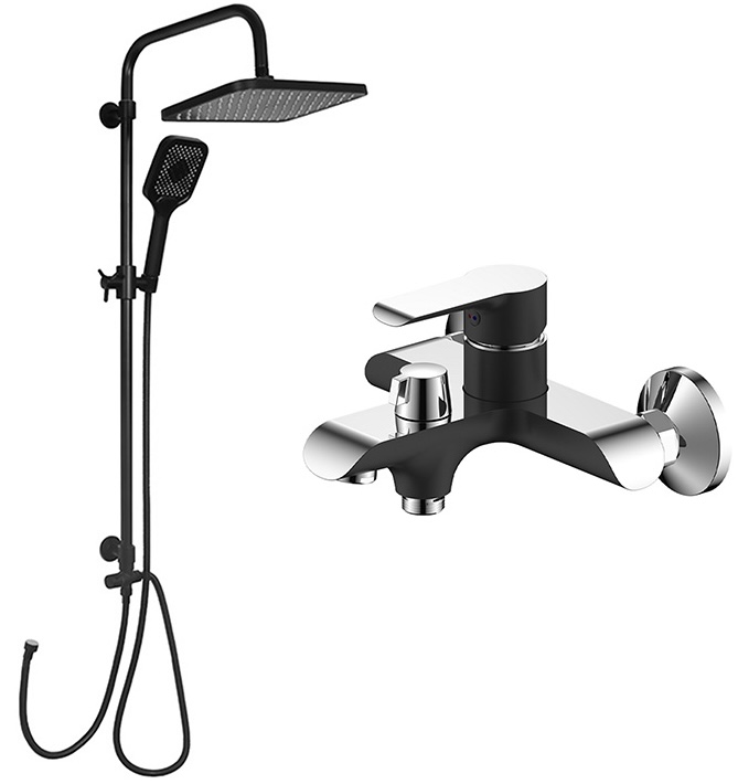 Душевой комплект Britc XY-1225B + Janedo JD-E117-3