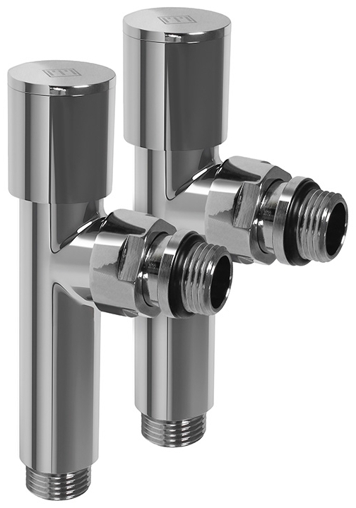 Комплект дизайн кранів Ideale Dante 1/2”x1/2” хром ціна 1685 грн - фотографія 2