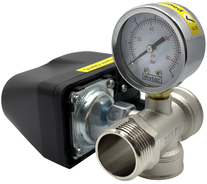 Инструкция комплект автоматики для насоса Mytec PRO с реле давления PM-5G PRO, манометром и пятерником