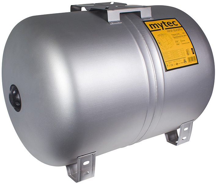 Гидроаккумулятор Mytec 100 л с защитным покрытием (горизонтальный)