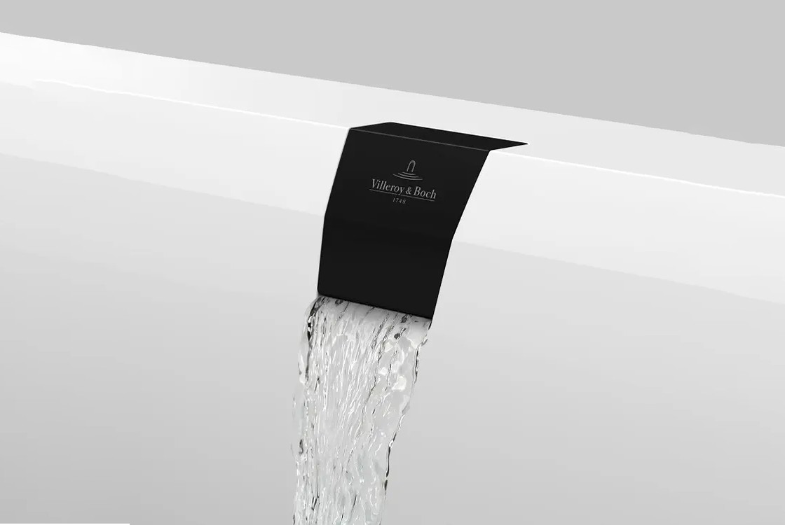 Комплект подключения воды к сливу-переливу Villeroy&Boch Squaro Edge 12, Black Matt (UPCON0123-33) отзывы - изображения 5