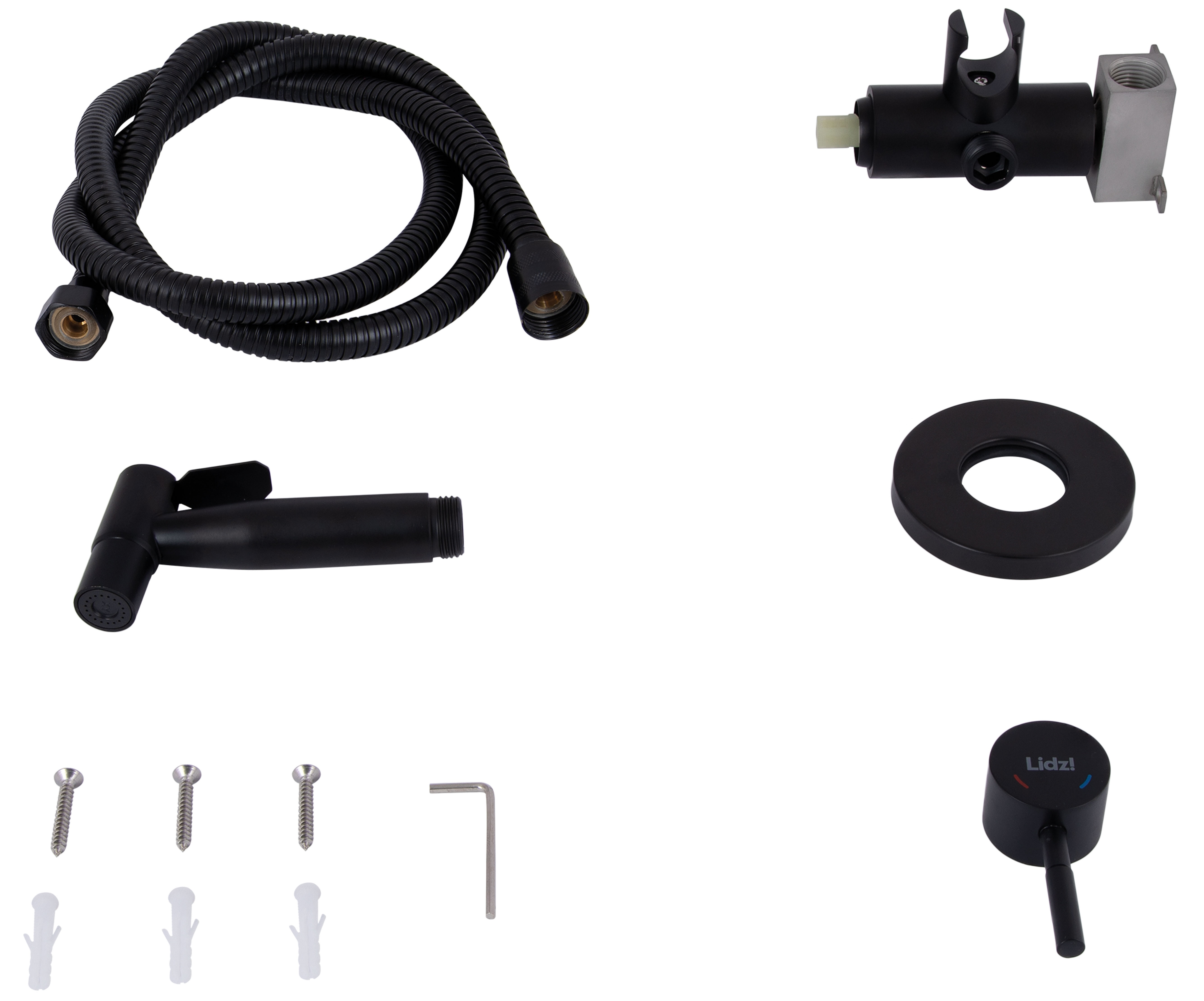 Набор для гигиенического душа Lidz Aria 111 Black (LDARI111BLA46107) отзывы - изображения 5