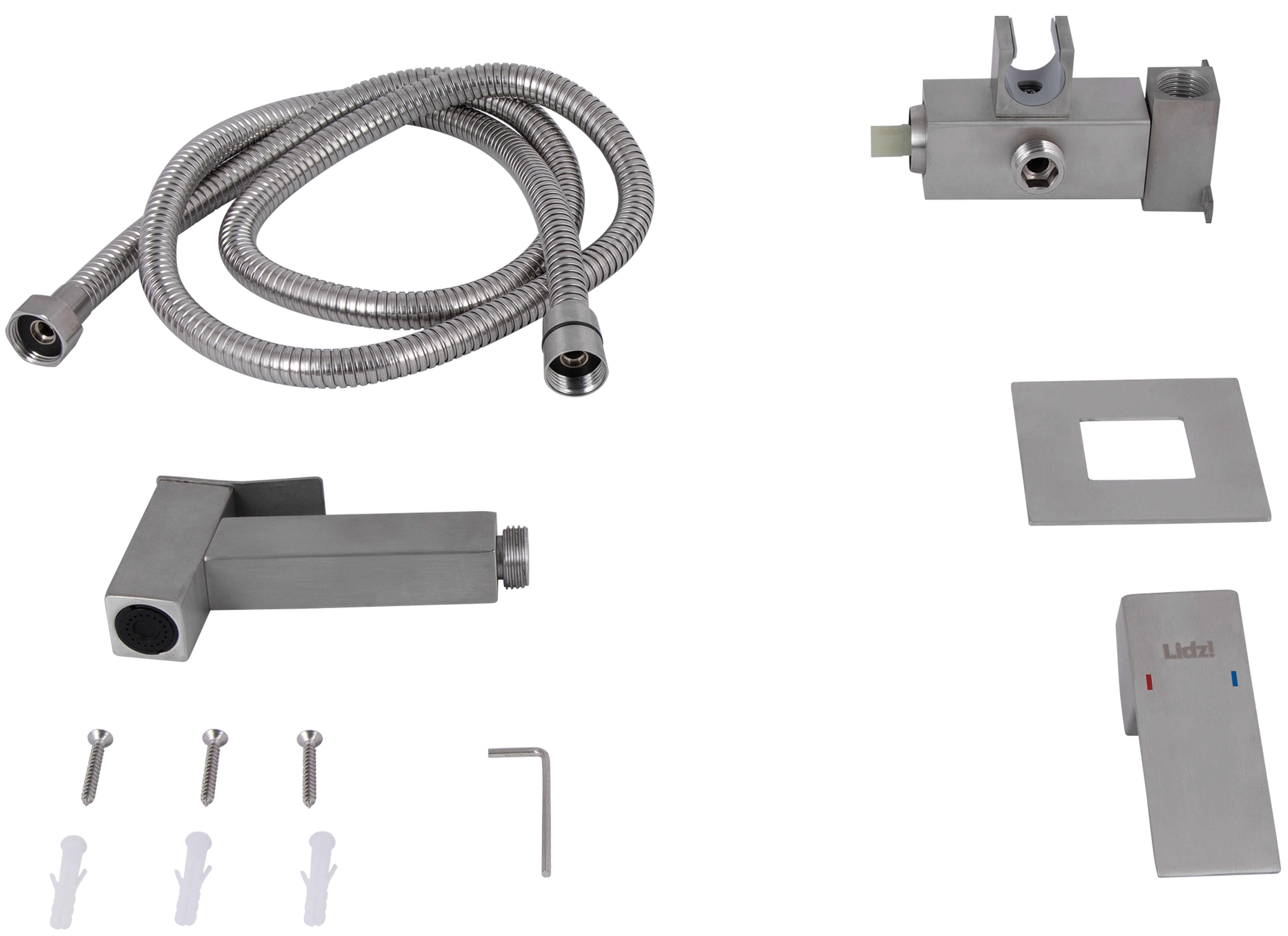 Набор для гигиенического душа Lidz Kubis 111 Nickel (LDKUB111NKS46106) отзывы - изображения 5