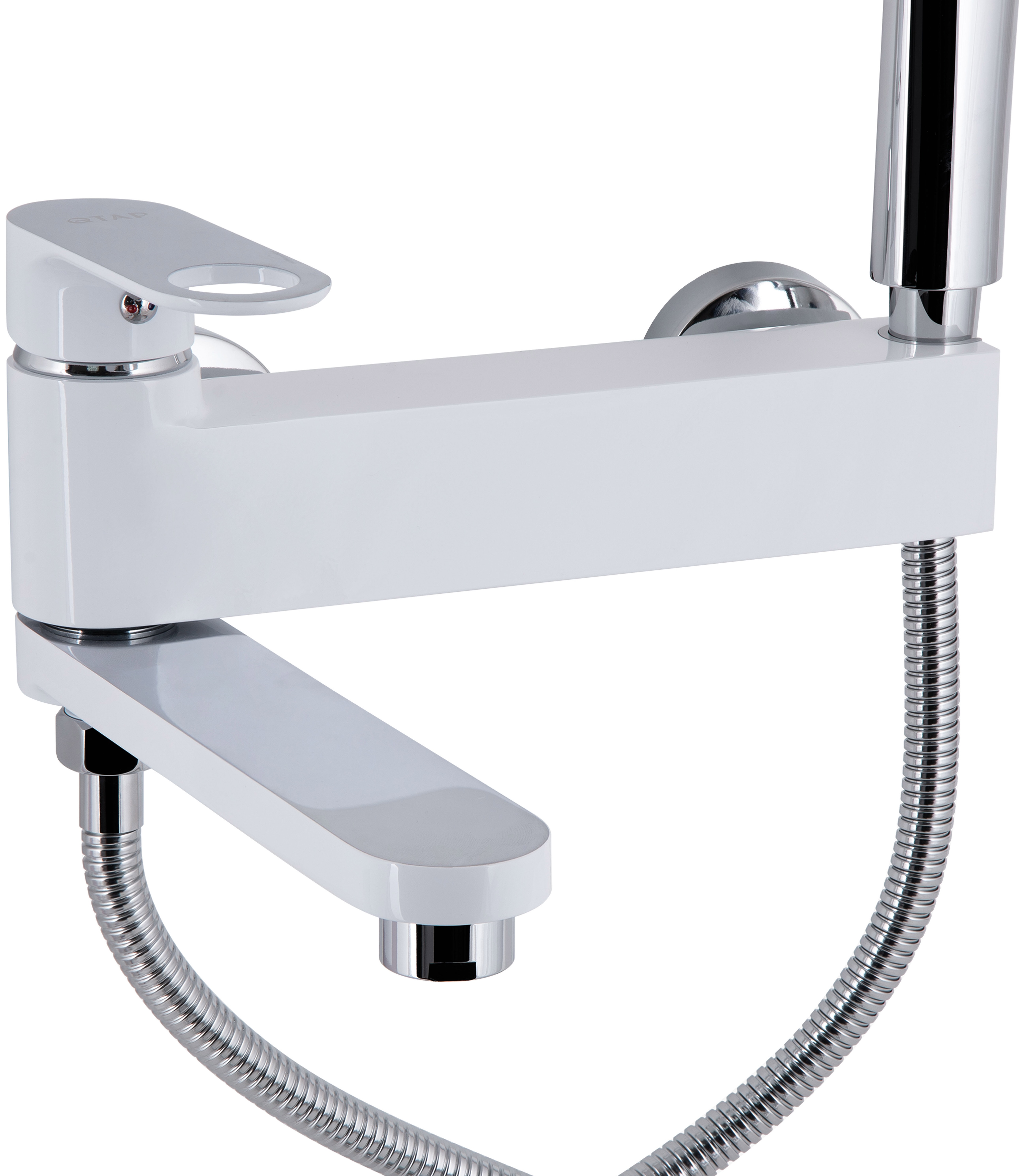 Змішувач для ванни Q-Tap Jay Chrome/White (QTJAY260CRW45554) ціна 4578 грн - фотографія 2