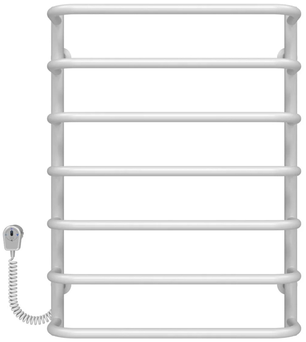 Полотенцесушитель Deffi Стандарт П7 500x700, белый, EF16, левое подключение (D.SS.70.50.7.E.W.L.5) цена 3830 грн - фотография 2
