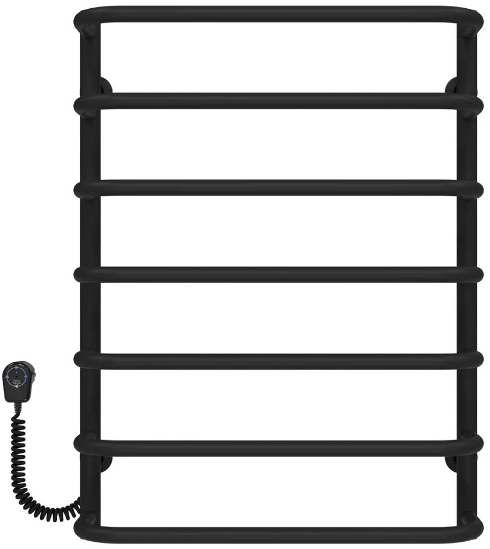 Рушникосушка Deffi Стандарт П7 500x700, чорна, EF16, ліве підключення (D.SS.70.50.7.E.B.L.5) ціна 3830 грн - фотографія 2