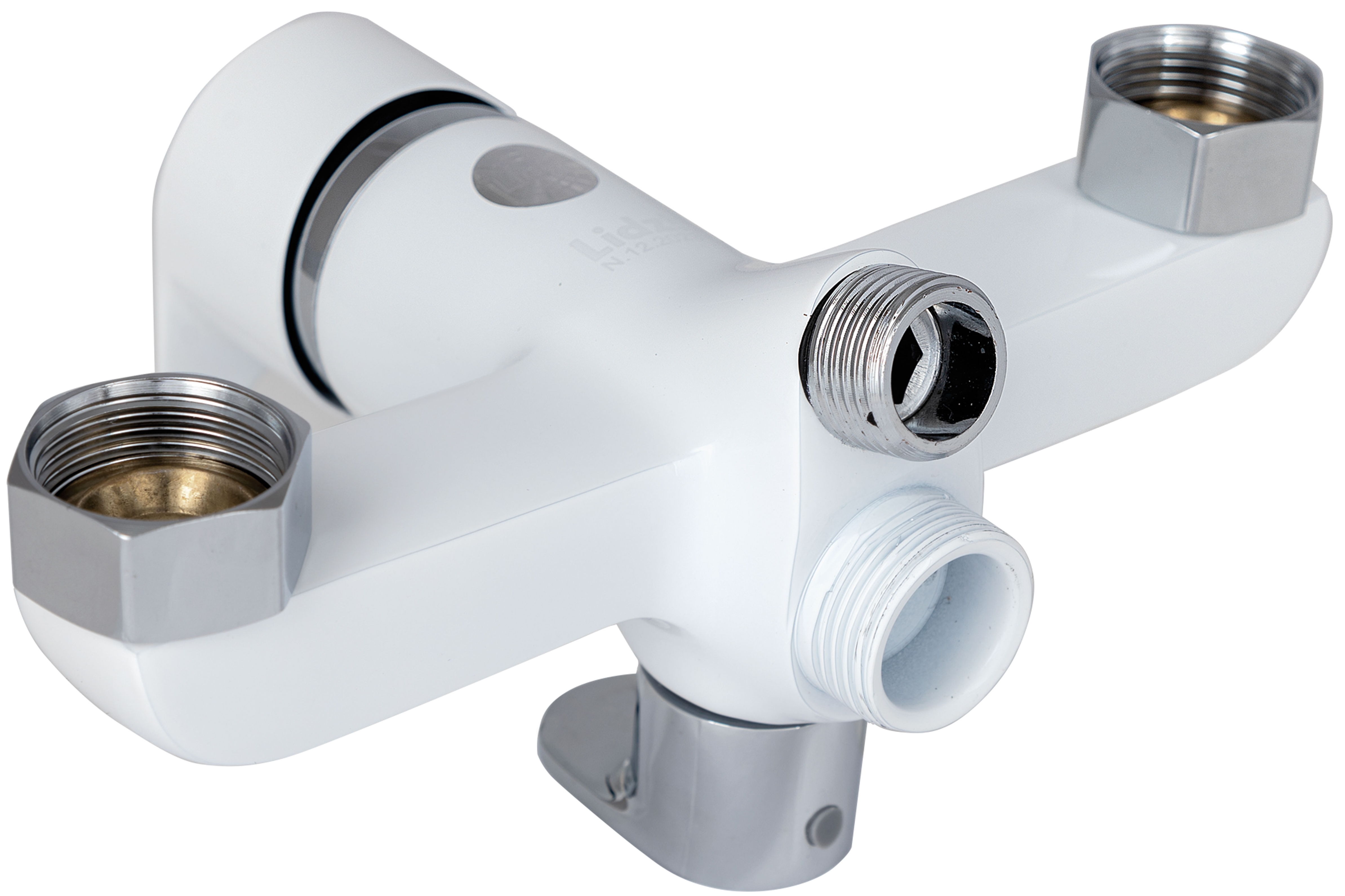 Смеситель для ванны Lidz Latwa 005 White (LDLAT005WHI45425) цена 1448 грн - фотография 2