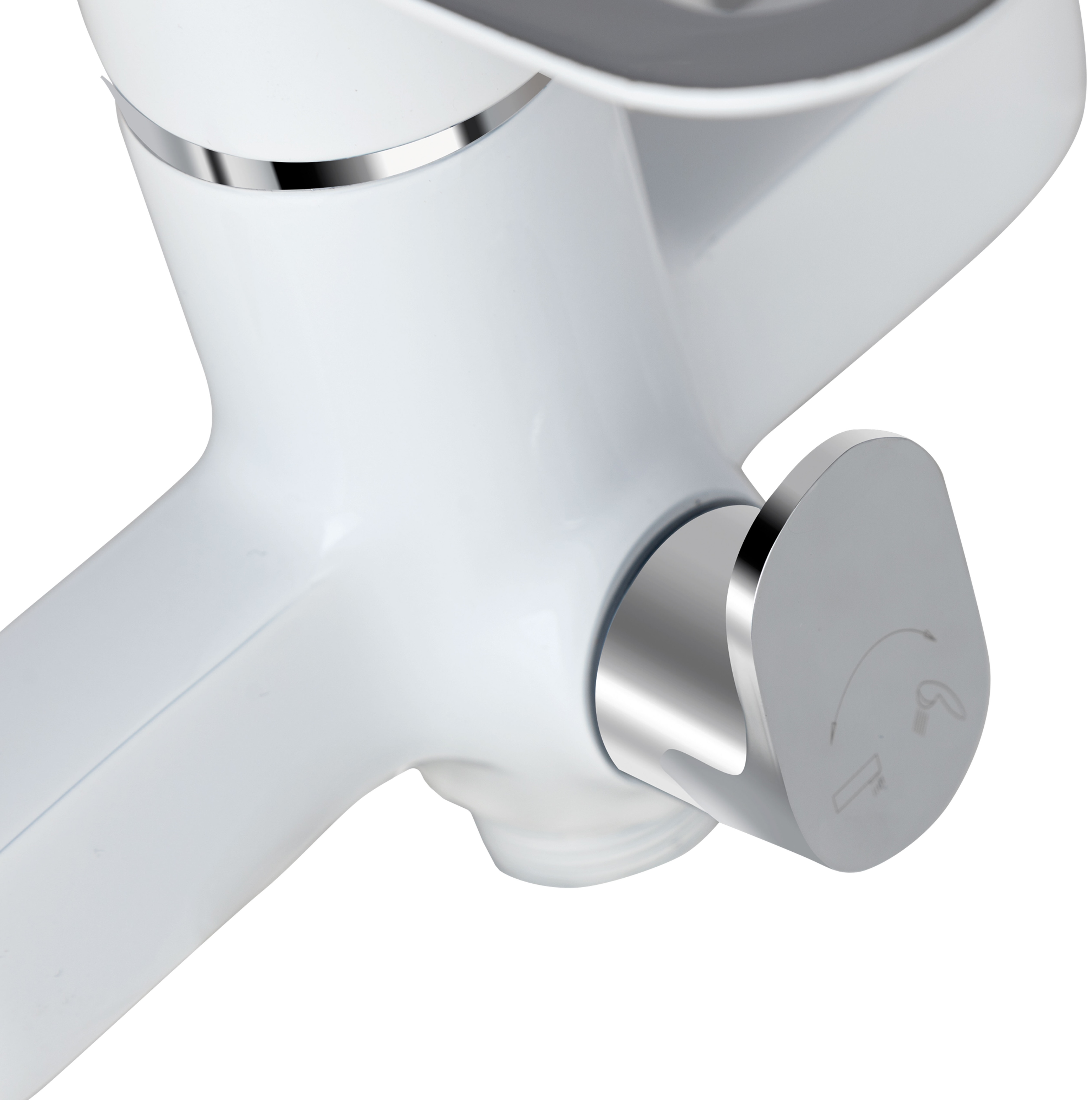 в продаже Смеситель для ванны Lidz Latwa 005 White (LDLAT005WHI45425) - фото 3