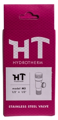 в продаже Кран сантехнический HydroTherm M3 1/2”x1/2” - фото 3