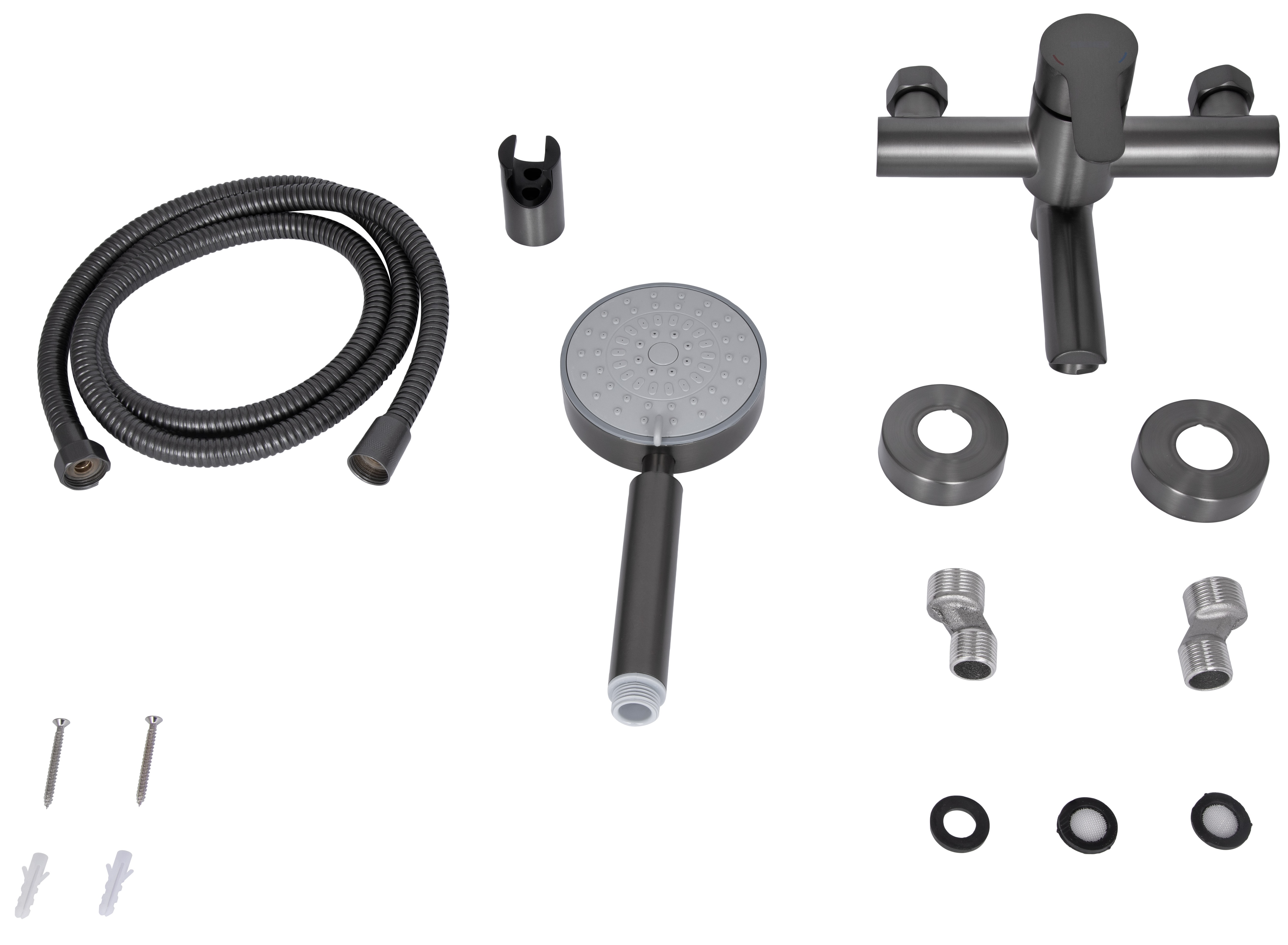 Смеситель для ванны Brinex Pure 006 Graphite (BRIPUR006GRP) отзывы - изображения 5