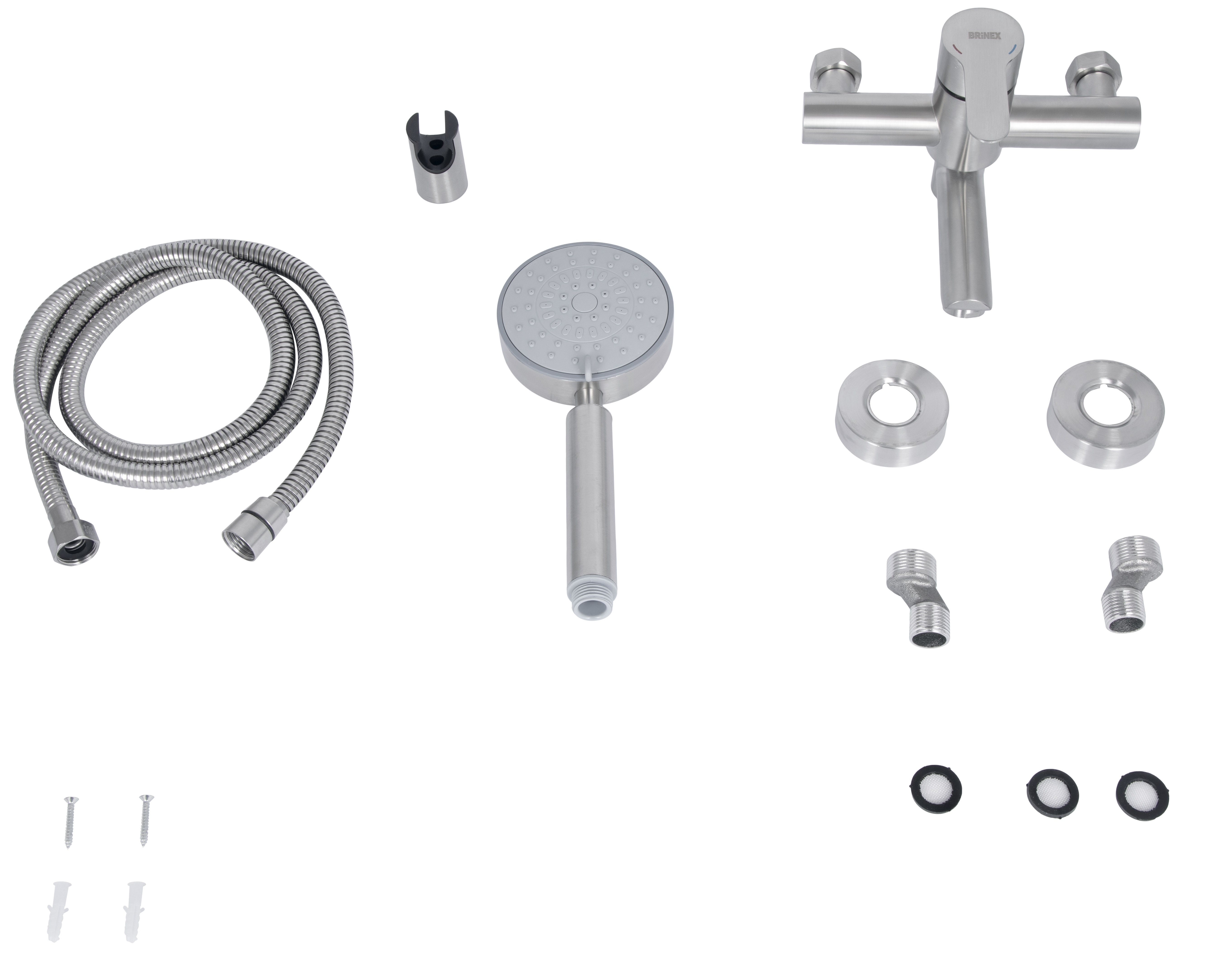 Смеситель для ванны Brinex Pure 006 Nickel (BRIPUR006NKL) отзывы - изображения 5