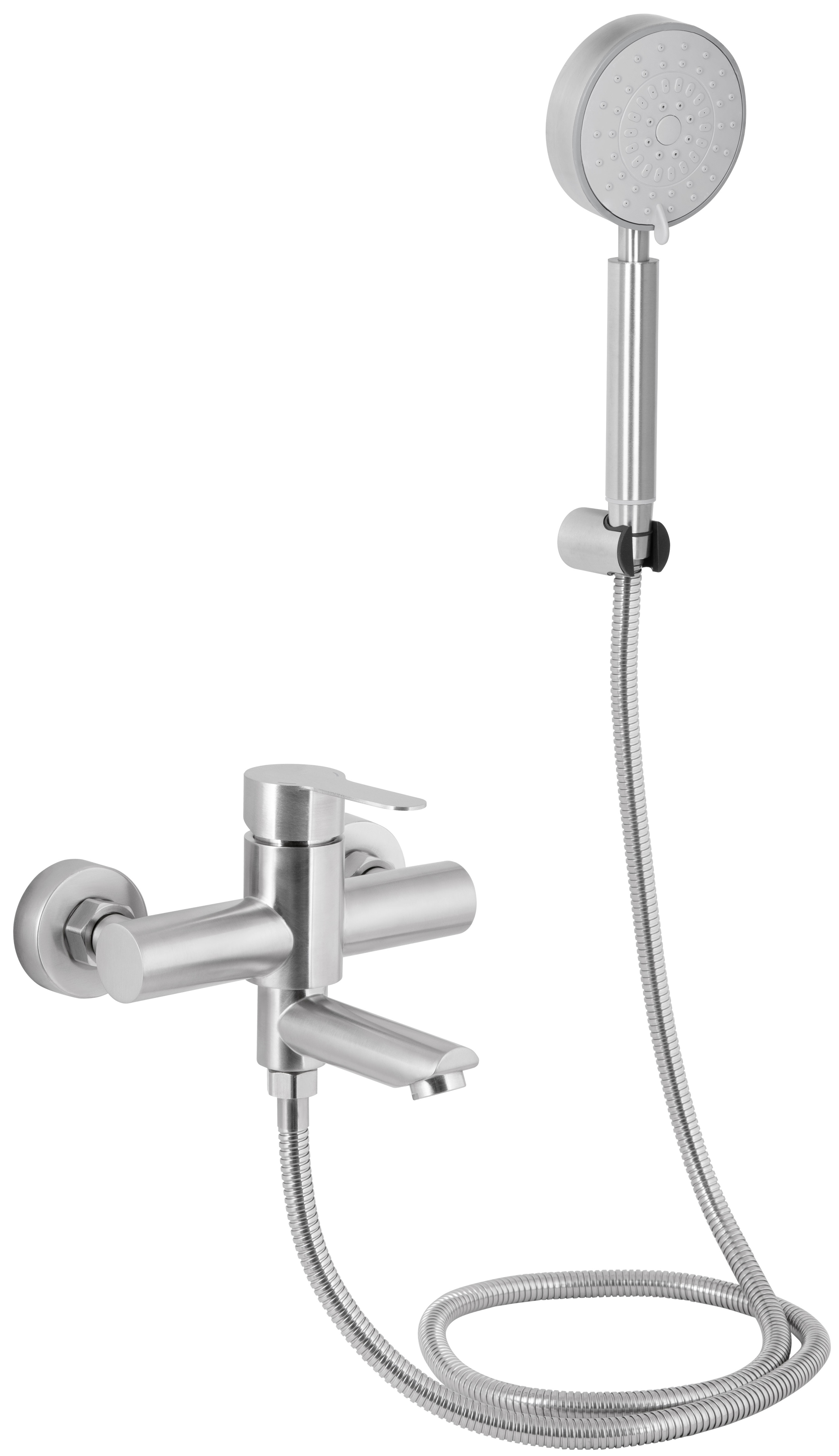 Смеситель для ванны Brinex Pure 006 Nickel (BRIPUR006NKL)