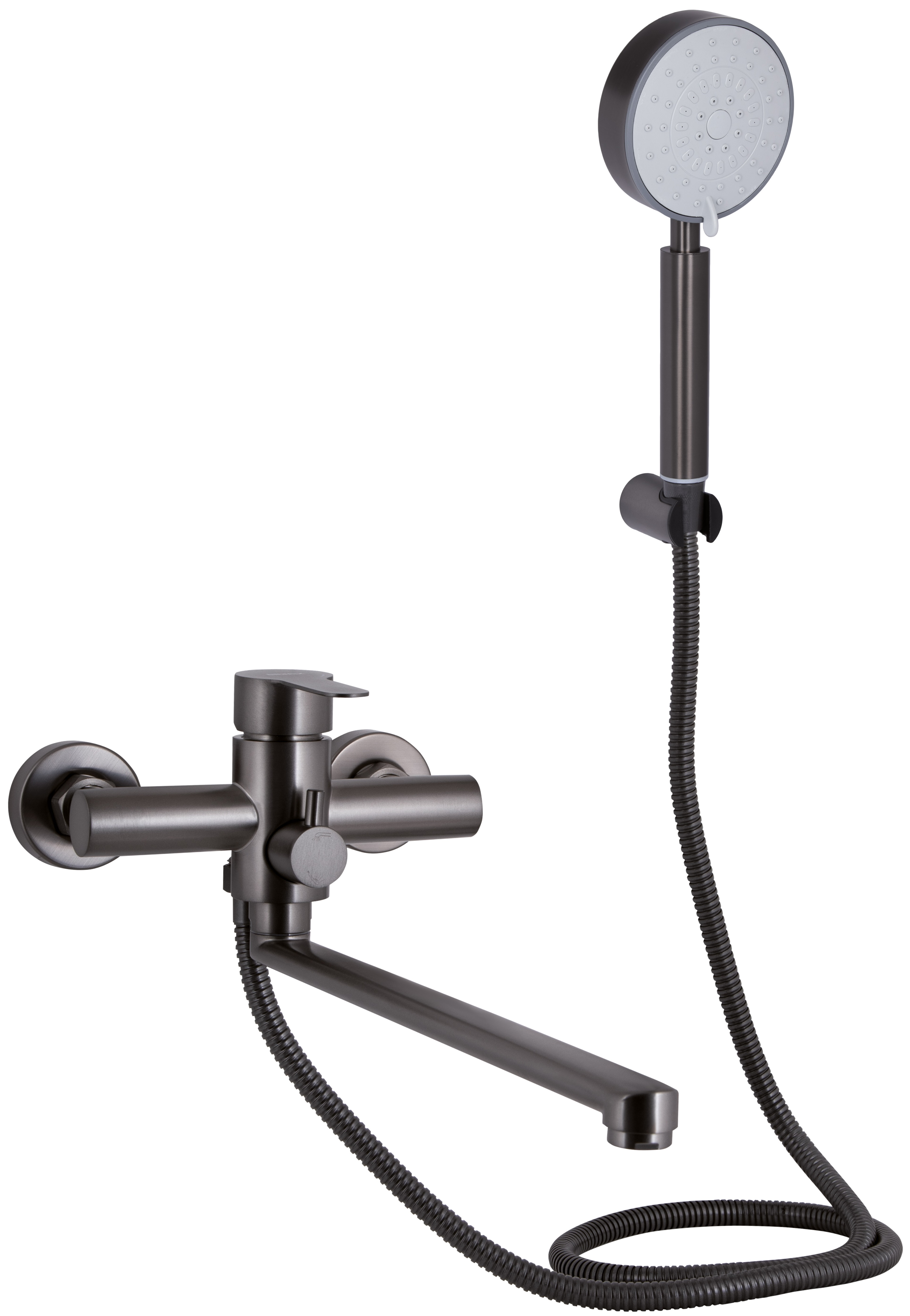 Смеситель для ванны Brinex Pure 005 Graphite (BRIPUR005GRP)