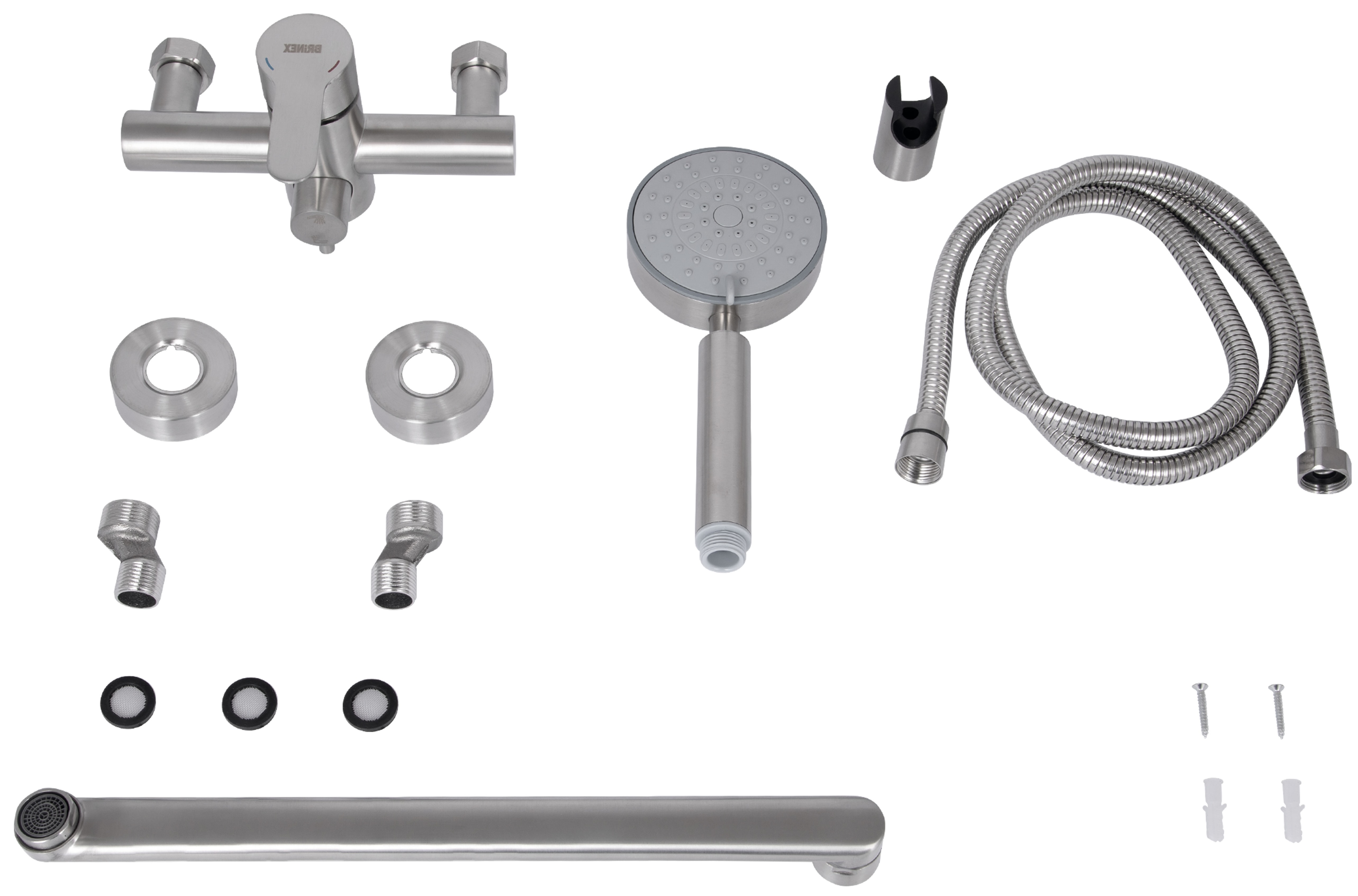 Смеситель для ванны Brinex Pure 005 Nickel (BRIPUR005NKL) инструкция - изображение 6