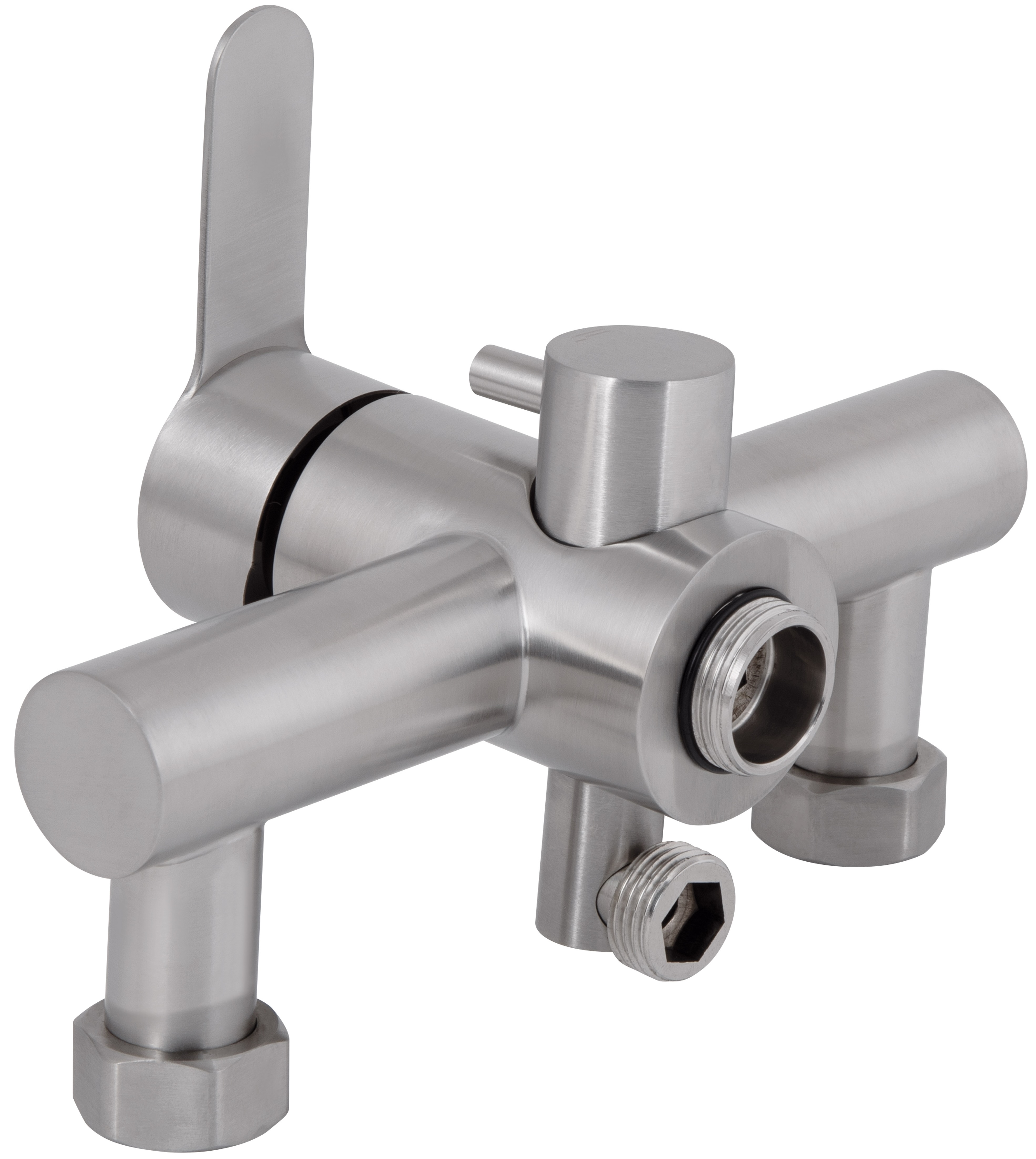 в продаже Смеситель для ванны Brinex Pure 005 Nickel (BRIPUR005NKL) - фото 3