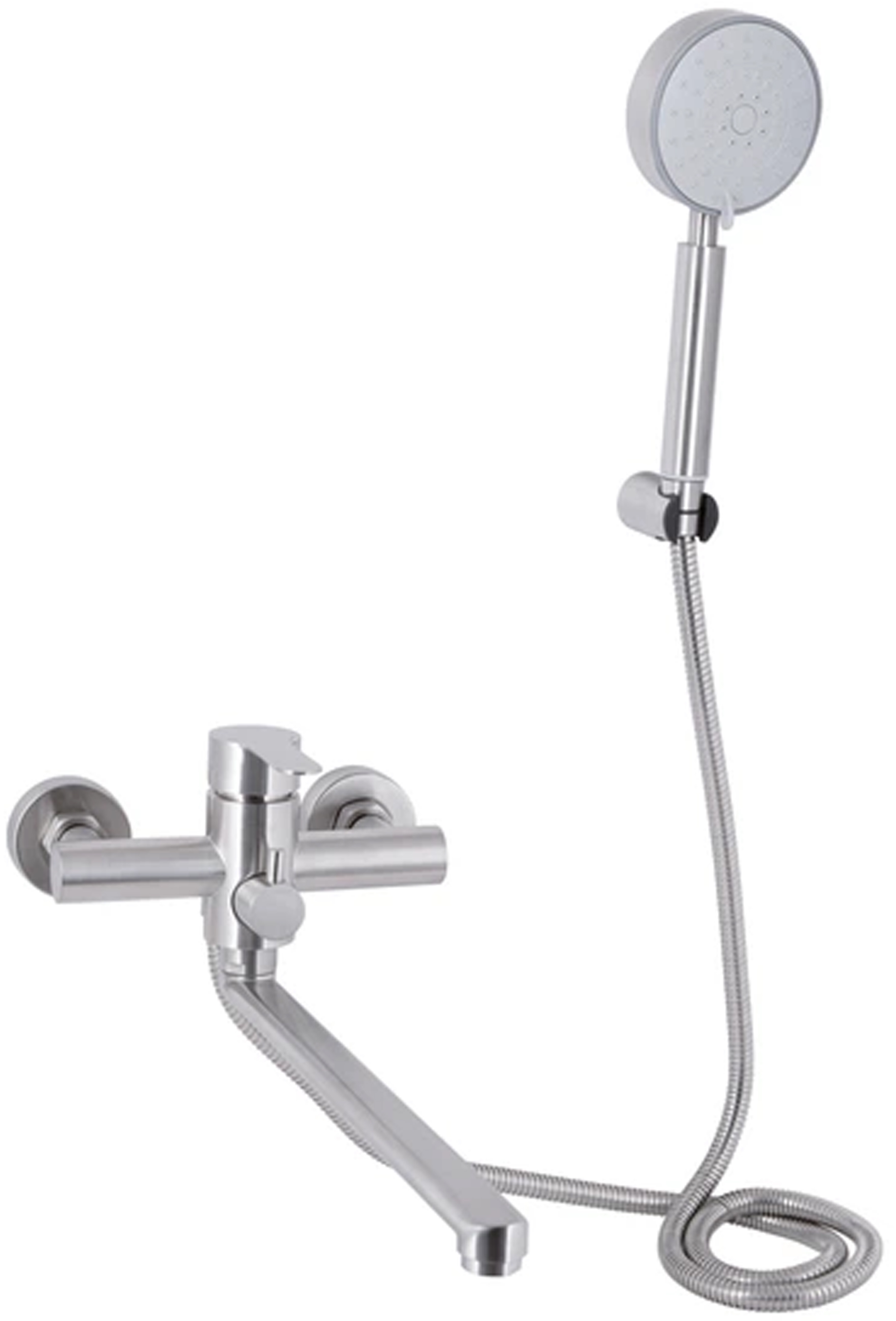 Смеситель для ванны Brinex Pure 005 Nickel (BRIPUR005NKL)