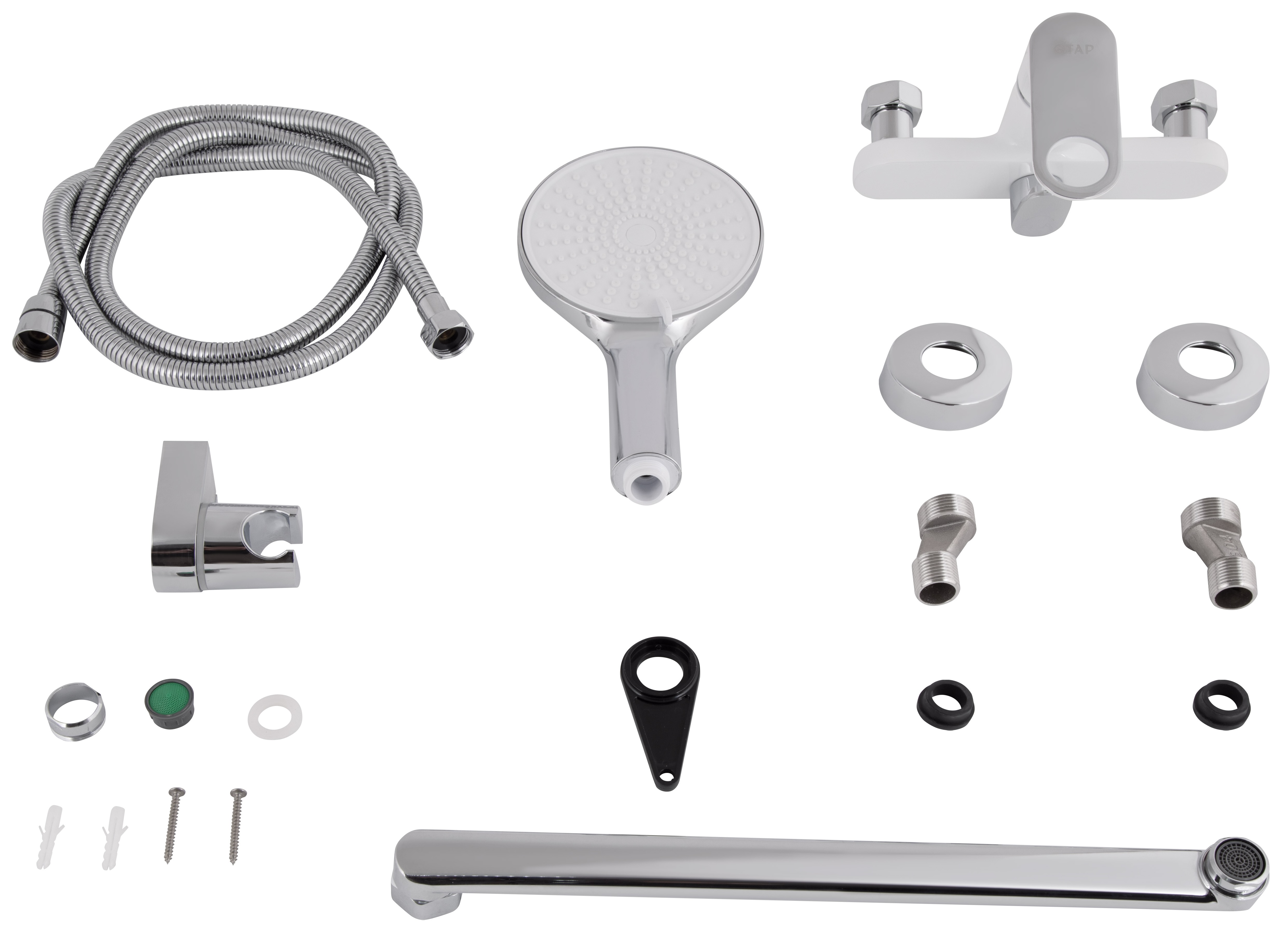 Змішувач для ванни Q-Tap Jay Chrome/White (QTJAY2601CRW45552) інструкція - зображення 6