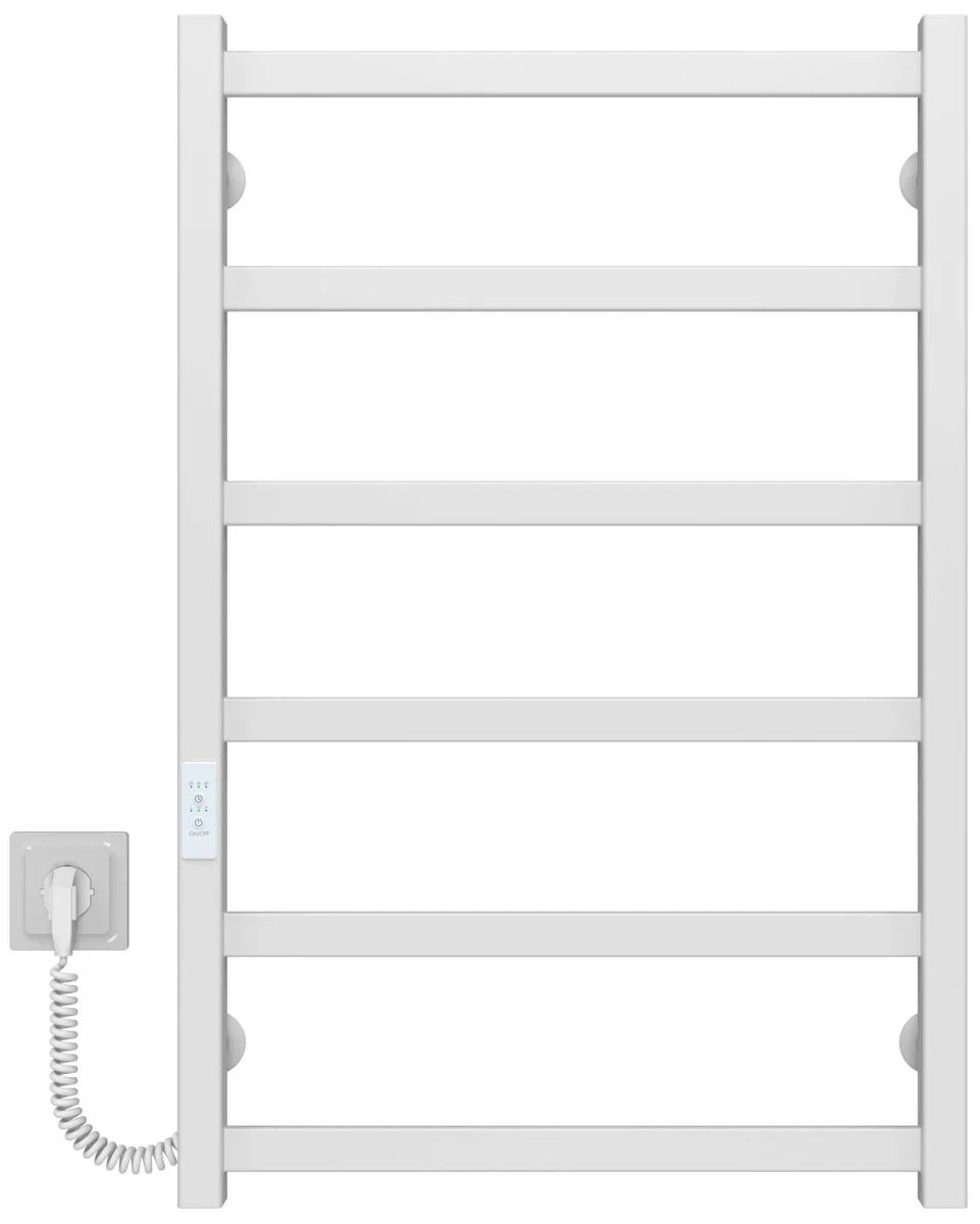 Полотенцесушитель Deffi Avast П6 500x800, белый, WD04, левое подключение (B.AV.80.50.6.E.W.L.4)