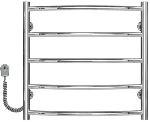 Полотенцесушитель Deffi Классик П5 500x500, хром, EF16, левое подключение (C.DK.50.50.5.E.C.L.5) цена 3950 грн - фотография 2