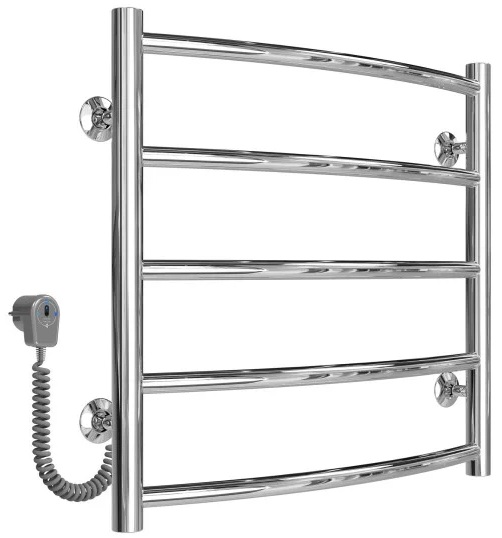 Рушникосушка Deffi Класік П5 500x500, хром, EF16, ліве підключення (C.DK.50.50.5.E.C.L.5)