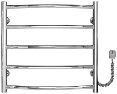 Полотенцесушитель Deffi Классик П5 500x500, хром, EF16, правое подключение (C.DK.50.50.5.E.C.R.5) цена 3950 грн - фотография 2